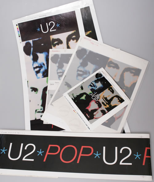 U2 Pop - 7 Sheets Of Artwork artwork UK U-2ARPO543816