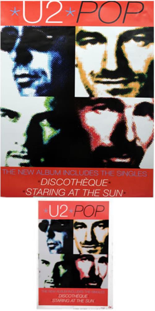 U2 Pop - Artwork & 2 Posters artwork UK U-2ARPO543838