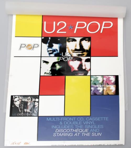 U2 Pop - Artwork & 2 Posters artwork UK U-2ARPO543838