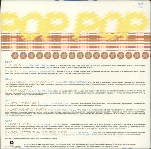 U2 Pop Mart Sampler - Double Pack 12" vinyl single (12 inch record / Maxi-single) US U-212PO94395
