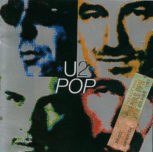 U2 Pop CD album (CDLP) Indonesian U-2CDPO296260