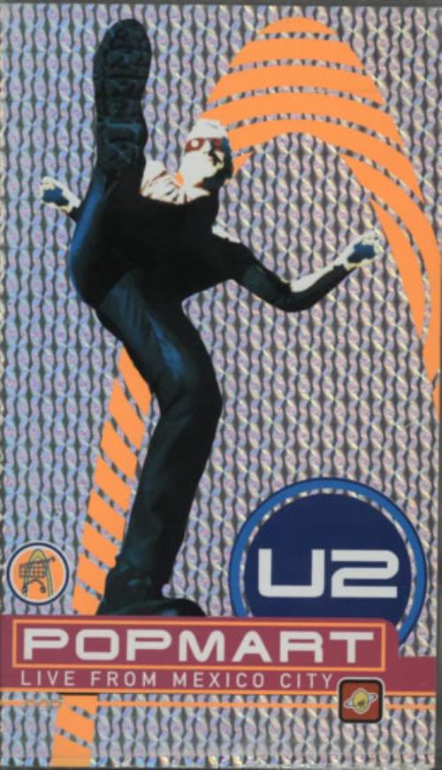 U2 Popmart - Live From Mexico City video (VHS or PAL or NTSC) UK U-2VIPO173861
