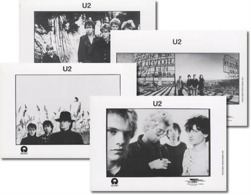 U2 Postcard Set memorabilia UK U-2MMPO388043