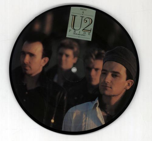 U2 Pride (In The Name Of Love) - EX 7" vinyl picture disc (7 inch picture disc single) UK U-27PPR686539