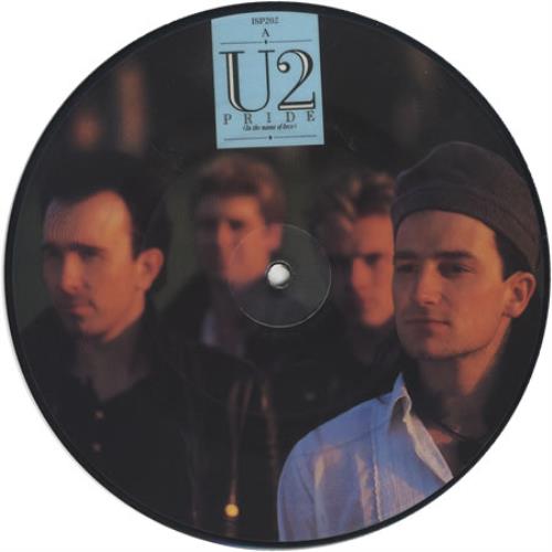U2 Pride (In The Name Of Love) 7" vinyl picture disc (7 inch picture disc single) UK U-27PPR06938