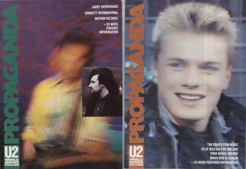 U2 Propaganda - Issue Nos. 1-2 fanzine UK U-2FAPR876451