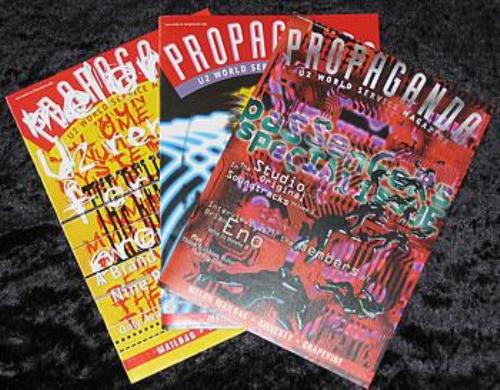 U2 Propaganda fanzine UK U-2FAPR321456