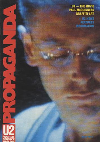 U2 Propaganda fanzine UK U-2FAPR332673