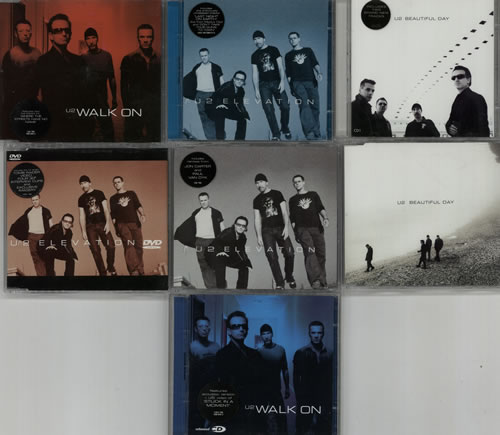 U2 Quantity of 11 x CD & DVD Singles CD single (CD5 / 5") UK U-2C5QU628563