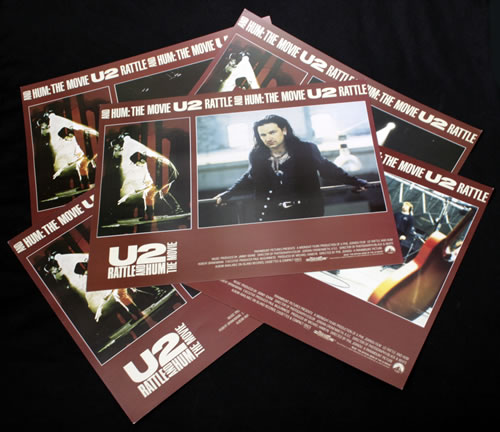 U2 Rattle & Hum: The Movie - Lobby Cards 11" X 14" lobby card UK U-2LCRA100199