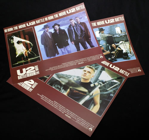 U2 Rattle & Hum: The Movie - Lobby Cards 11" X 14" lobby card UK U-2LCRA100199