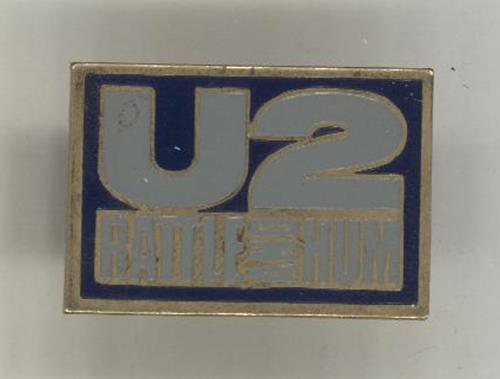 U2 Rattle And Hum badge UK U-2BGRA687068