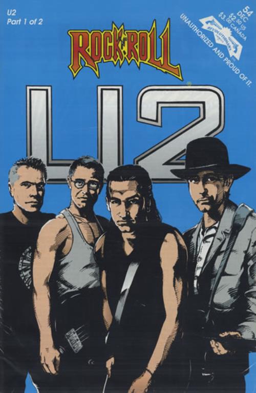 U2 Rock n' Roll Comic magazine US U-2MARO434524