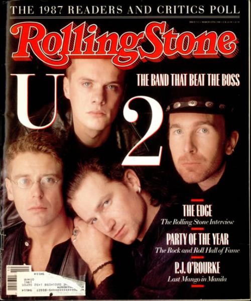 U2 Rolling Stone - March 10th magazine US U-2MARO530355