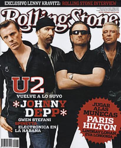 U2 Rolling Stone - March 2005 magazine Colombian U-2MARO321784