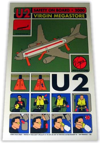 U2 Safety On Board Poster artwork US U-2ARSA391892