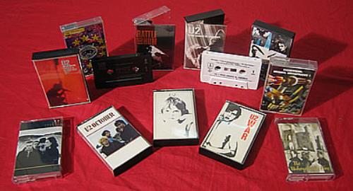 U2 Set Of Eleven Cassette Albums cassette album UK U-2CLSE383031