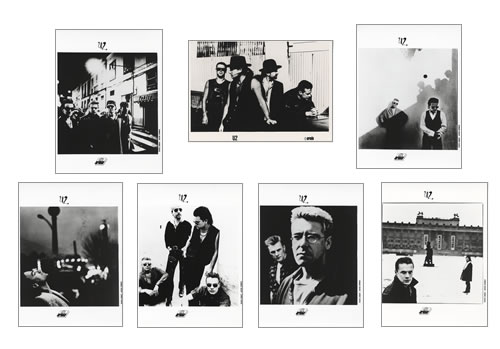 U2 Set of Publicity Photographs photograph UK U-2PHSE410007