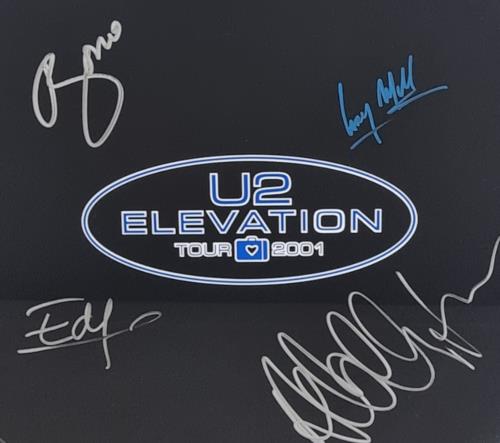 U2 Signed Drum Skin - Autographed memorabilia UK U-2MMSI773360