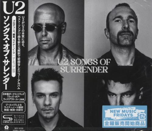 U2 Songs Of Surrender + Sticker SHM CD Japanese U-2HMSO811740