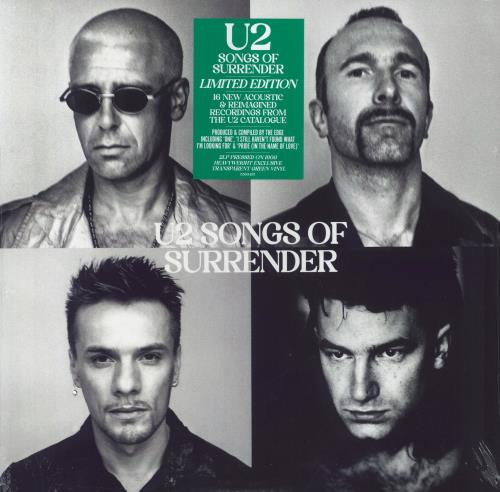 U2 Songs Of Surrender - 180gm Green Vinyl - Sealed 2-LP vinyl record set (Double LP Album) UK U-22LSO823778