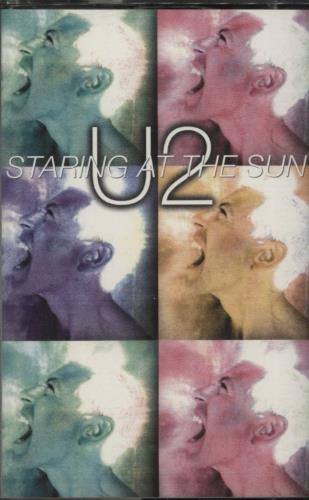 U2 Staring At The Sun cassette single UK U-2CSST98402