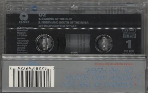 U2 Staring At The Sun cassette single UK U-2CSST98402