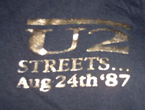 U2 Streets... t-shirt UK U-2TSST320929