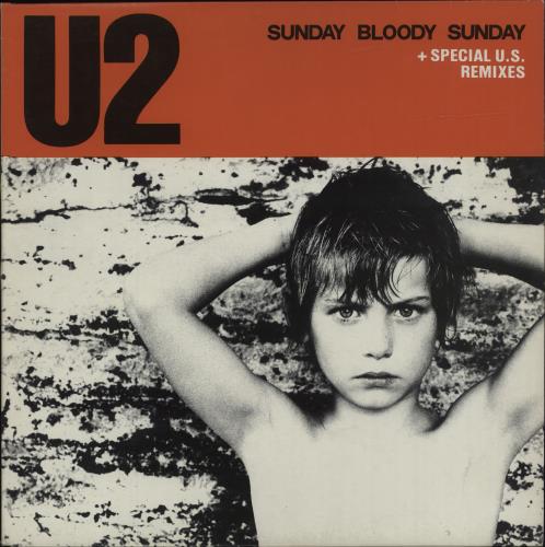U2 Sunday Bloody Sunday 12" vinyl single (12 inch record / Maxi-single) Dutch U-212SU679579