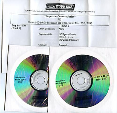 U2 Superstar Concert Series 2 CD album set (Double CD) US U-22CSU250349