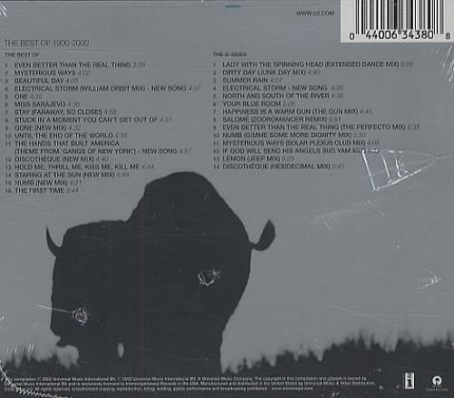U2 The Best Of 1990-2000 & B-Sides 3-disc CD/DVD Set US U-23DTH227968
