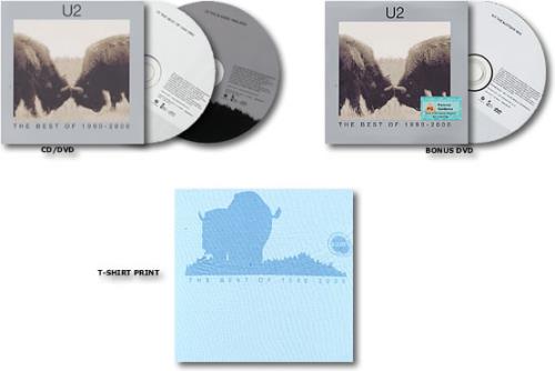 U2 The Best Of 1990-2000 3-CD album set (Triple CD) Singapore U-23CTH233956