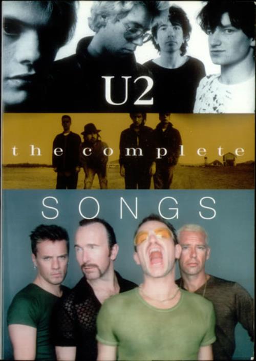 U2 The Complete Songs book UK U-2BKTH545935