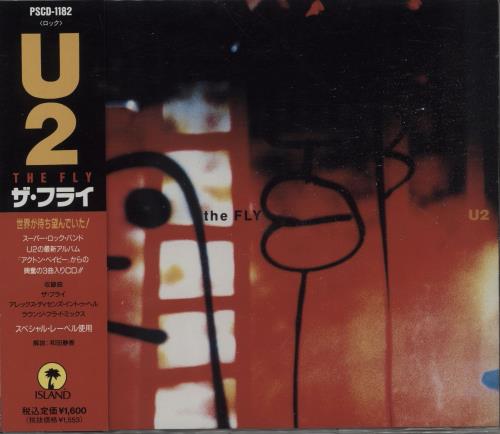 U2 The Fly CD single (CD5 / 5") Japanese U-2C5TH72482