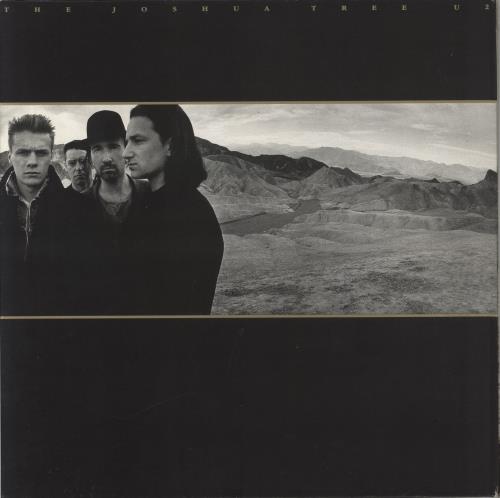 U2 The Joshua Tree + Insert vinyl LP album (LP record) UK U-2LPTH153090