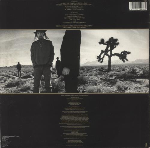 U2 The Joshua Tree  - VG vinyl LP album (LP record) UK U-2LPTH871775