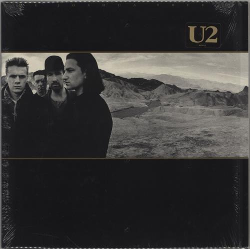 U2 The Joshua Tree - OG Shrink + U2 Sticker vinyl LP album (LP record) US U-2LPTH754004
