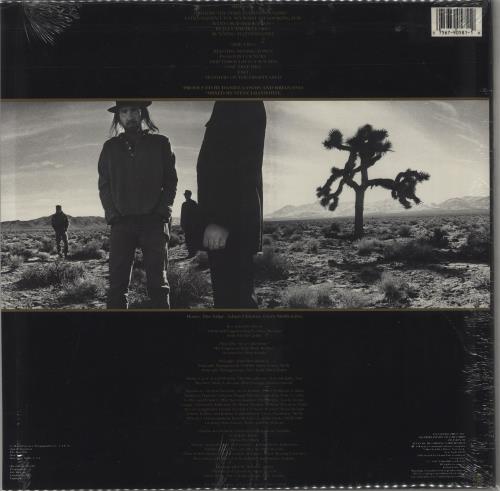 U2 The Joshua Tree - OG Shrink + U2 Sticker vinyl LP album (LP record) US U-2LPTH754004