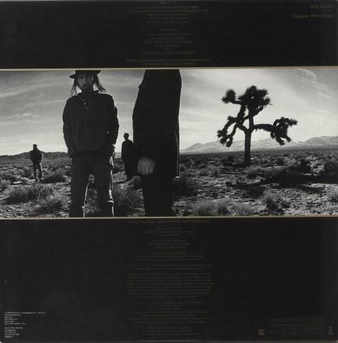 U2 The Joshua Tree vinyl LP album (LP record) Australian U-2LPTH872198