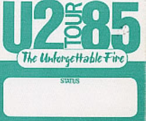 U2 The Unforgettable Fire - Green memorabilia UK U-2MMTH277833