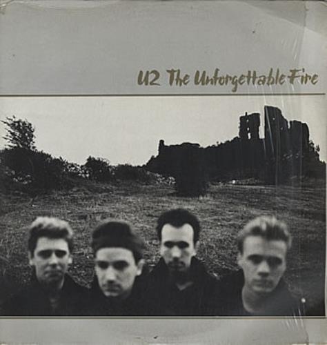U2 The Unforgettable Fire - Grey Sleeve vinyl LP album (LP record) Mexican U-2LPTH146107