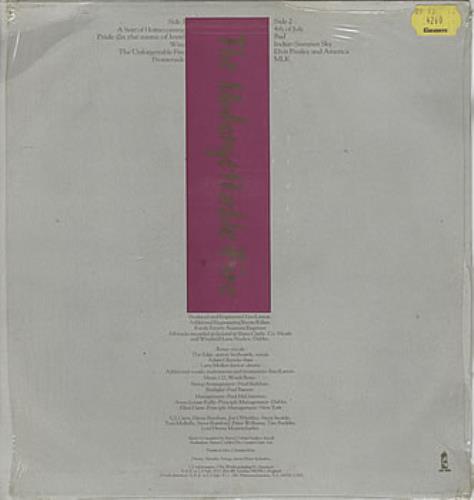 U2 The Unforgettable Fire - Grey Sleeve vinyl LP album (LP record) Mexican U-2LPTH146107