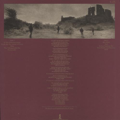 U2 The Unforgettable Fire - VG vinyl LP album (LP record) UK U-2LPTH875620