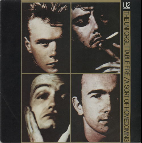 U2 The Unforgettable Fire 7" vinyl single (7 inch record / 45) German U-207TH602744