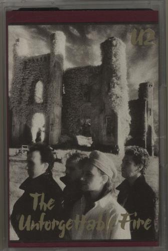 U2 The Unforgettable Fire cassette album Irish U-2CLTH684376