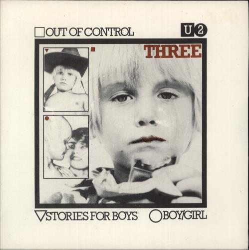 U2 Three EP - Yellow Vinyl 7" vinyl single (7 inch record / 45) Irish U-207TH08859