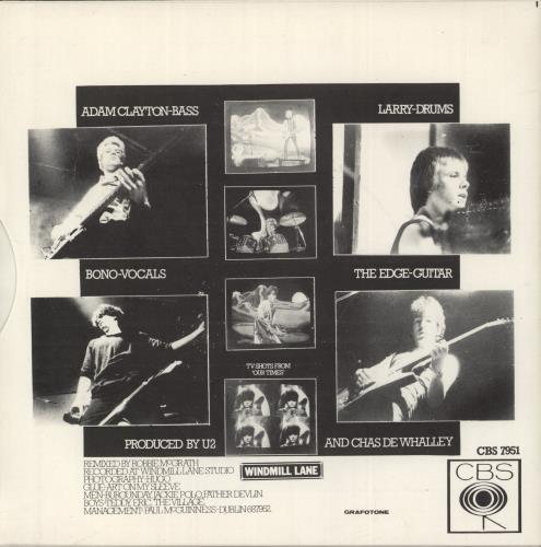 U2 Three EP - Yellow Vinyl 7" vinyl single (7 inch record / 45) Irish U-207TH08859