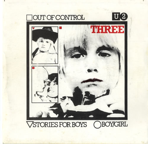 U2 Three EP: Out Of Control - EX 7" vinyl single (7 inch record / 45) Irish U-207TH602067