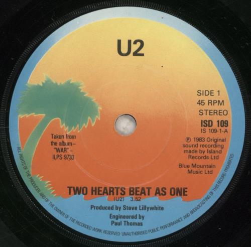 U2 Two Hearts Beat As One - Double Pack 7" vinyl single (7 inch record / 45) UK U-207TW06939