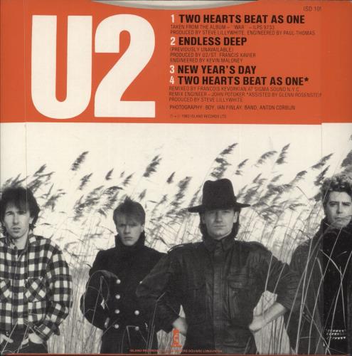 U2 Two Hearts Beat As One - Double Pack 7" vinyl single (7 inch record / 45) UK U-207TW06939